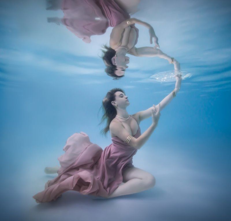 Photographie aquatique réalisée par une photographe professionnelle à Neuchâtel