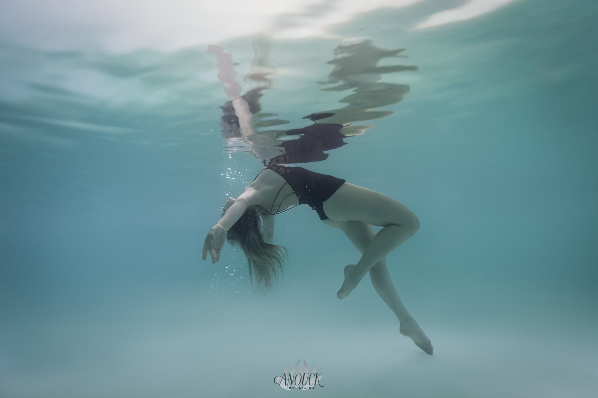 Portrait photo sous l'eau en Suisse Romande