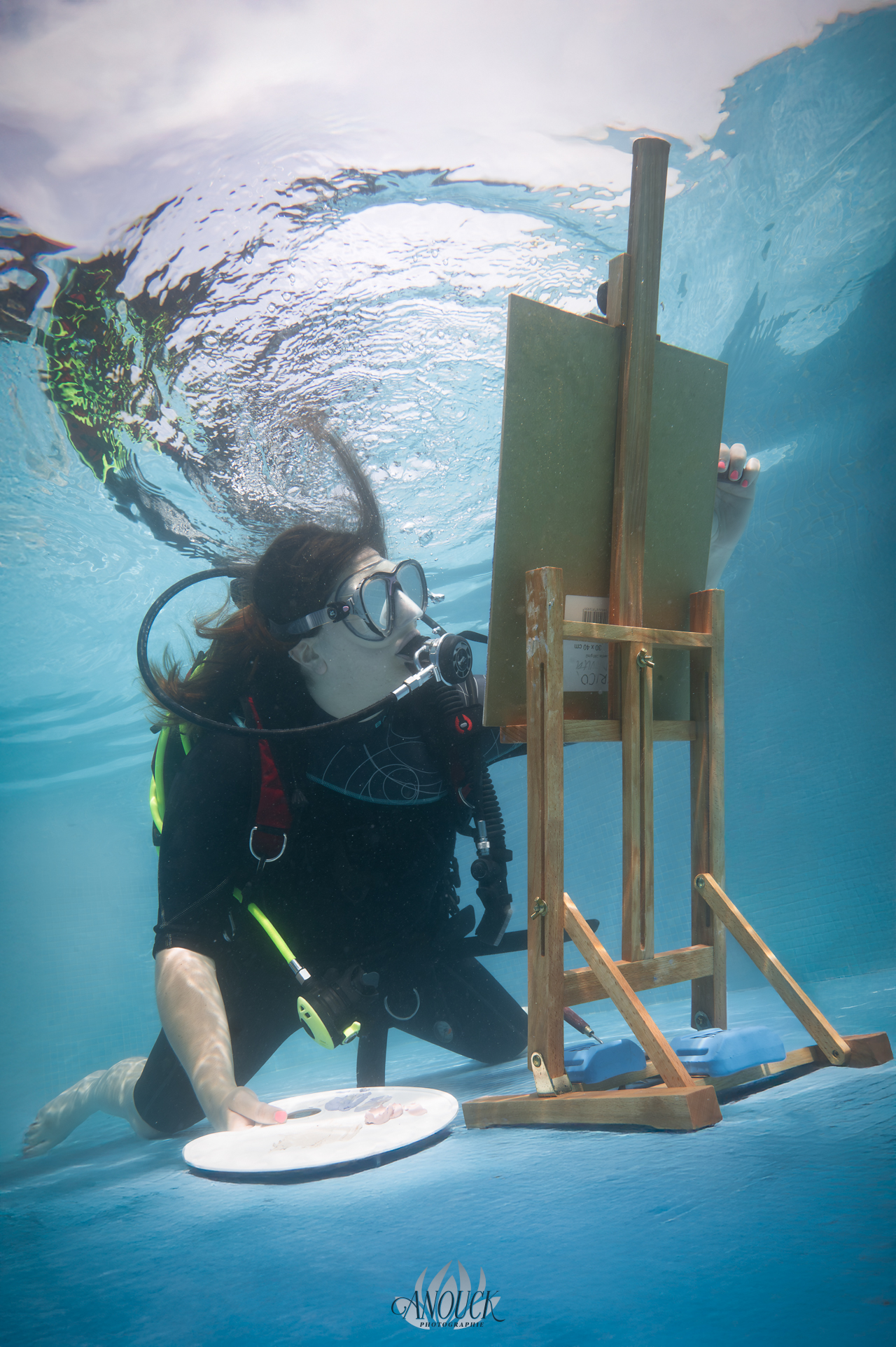 Peinture sous l'eau en Suisse Romande