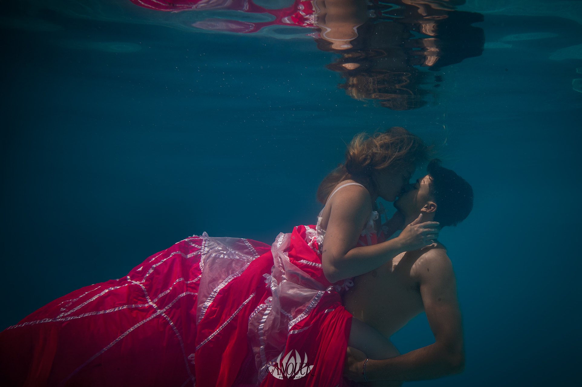Shoot aquatique couple en Suisse Romande et Côte d Azur