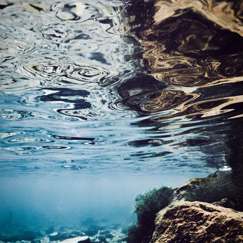 Photographie artistique aquatique dans le lac de Neuchâtel pour le festival de la photographie à St-Cergue en Suisse